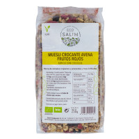 MUESLI CROCANTE AVENA FRUTOS ROJOS ECO 12*250 GR